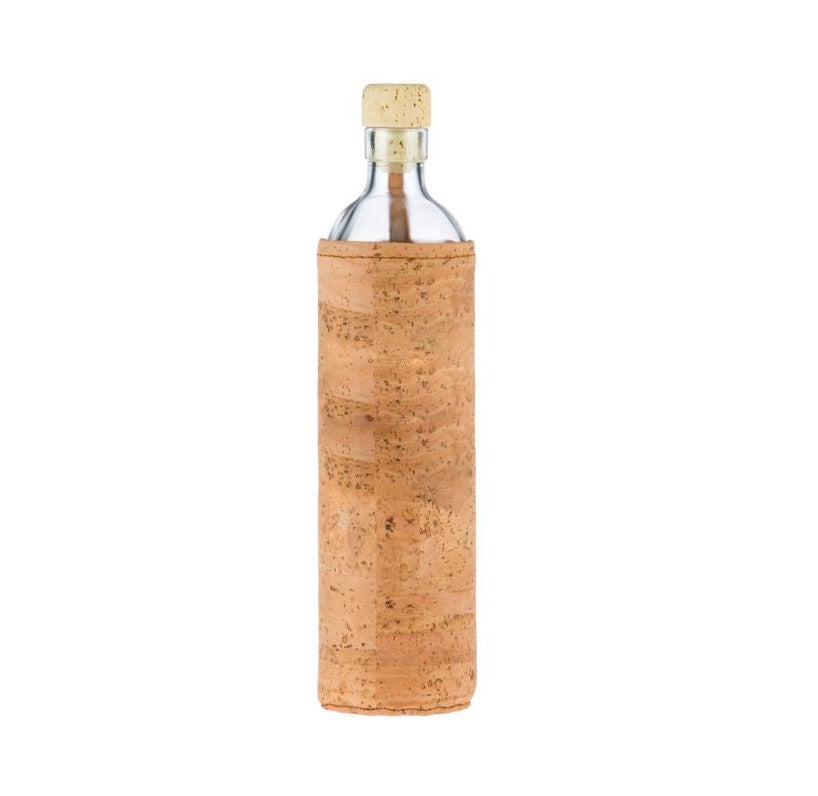 Botella Flaska con funda de Corcho Natural