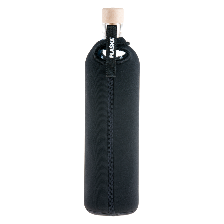 Botella Flaska con funda de Neopreno Tangram